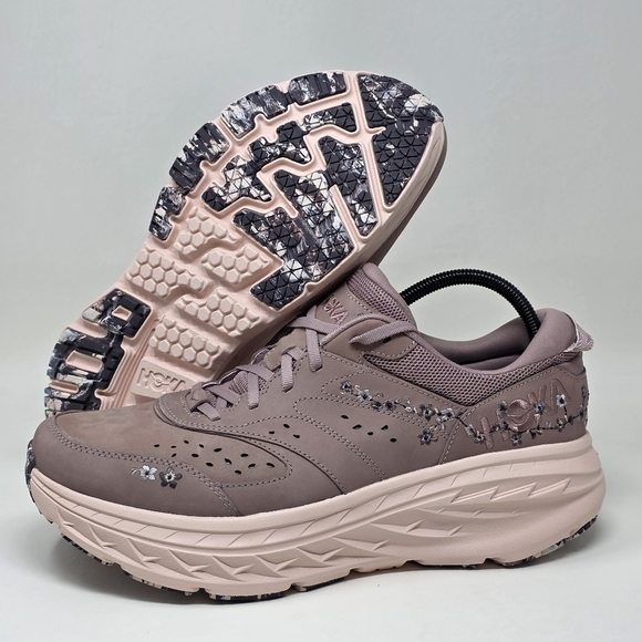 Hoka x Anthropologie Vibrant Bloom U Bondi L Sneakers Shoes Womens Size 14 New